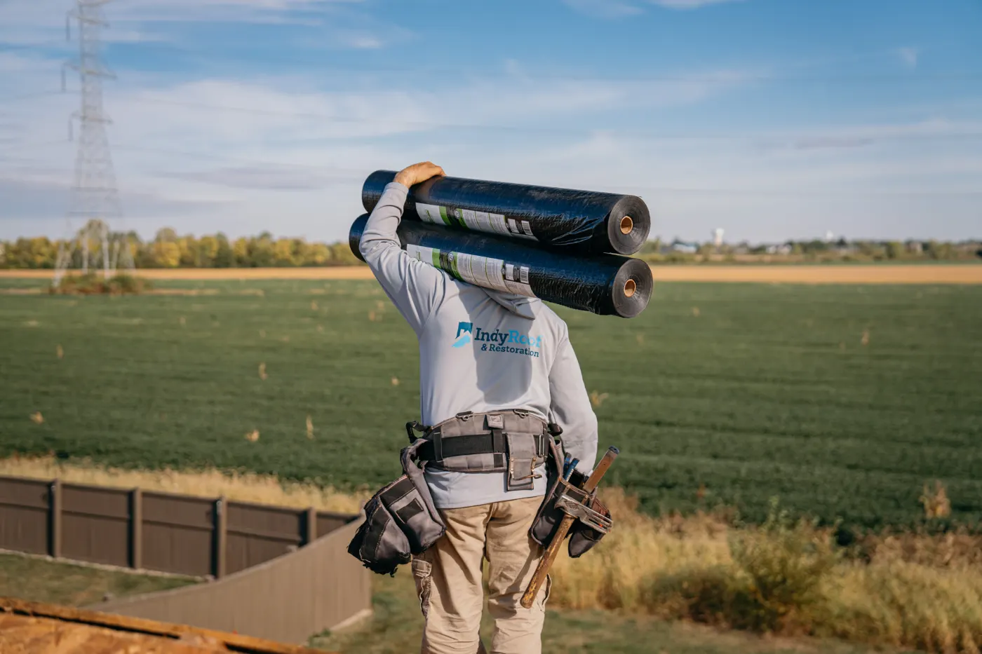 Commercial roof inspection documented in Imperial Hills
